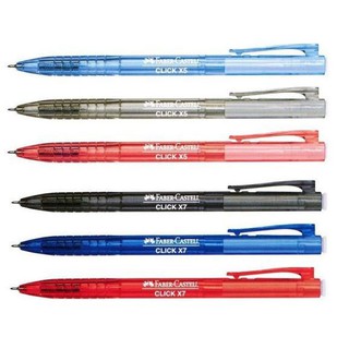 Faber Castell Click X Ball Pen X5 0.5mm 1425 / X7 0.7mm 1422 / Faber ...