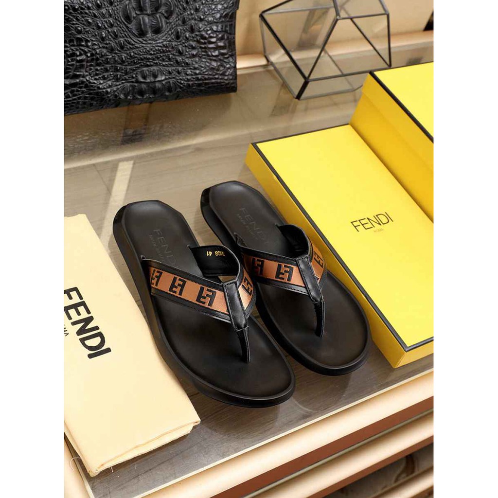 fendi flip flops mens