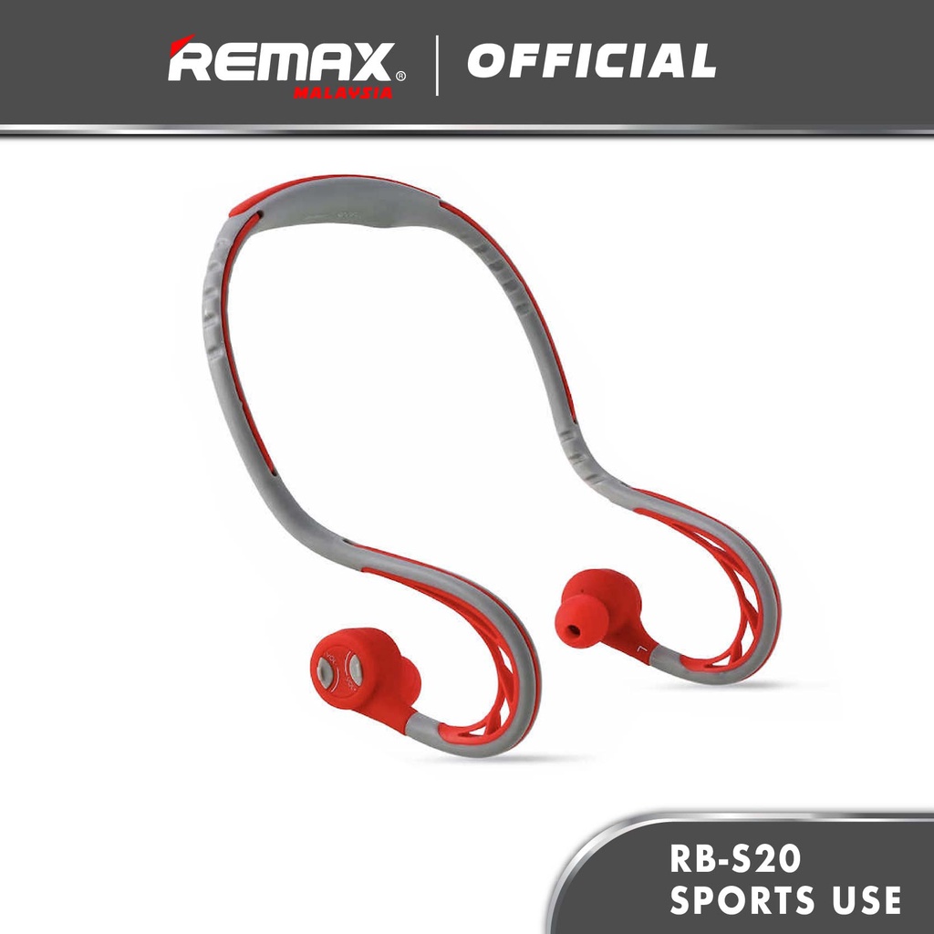 Remax RB-S20 Sports Neckband Wireless Bluetooth Headset With HIFI Sound Quality