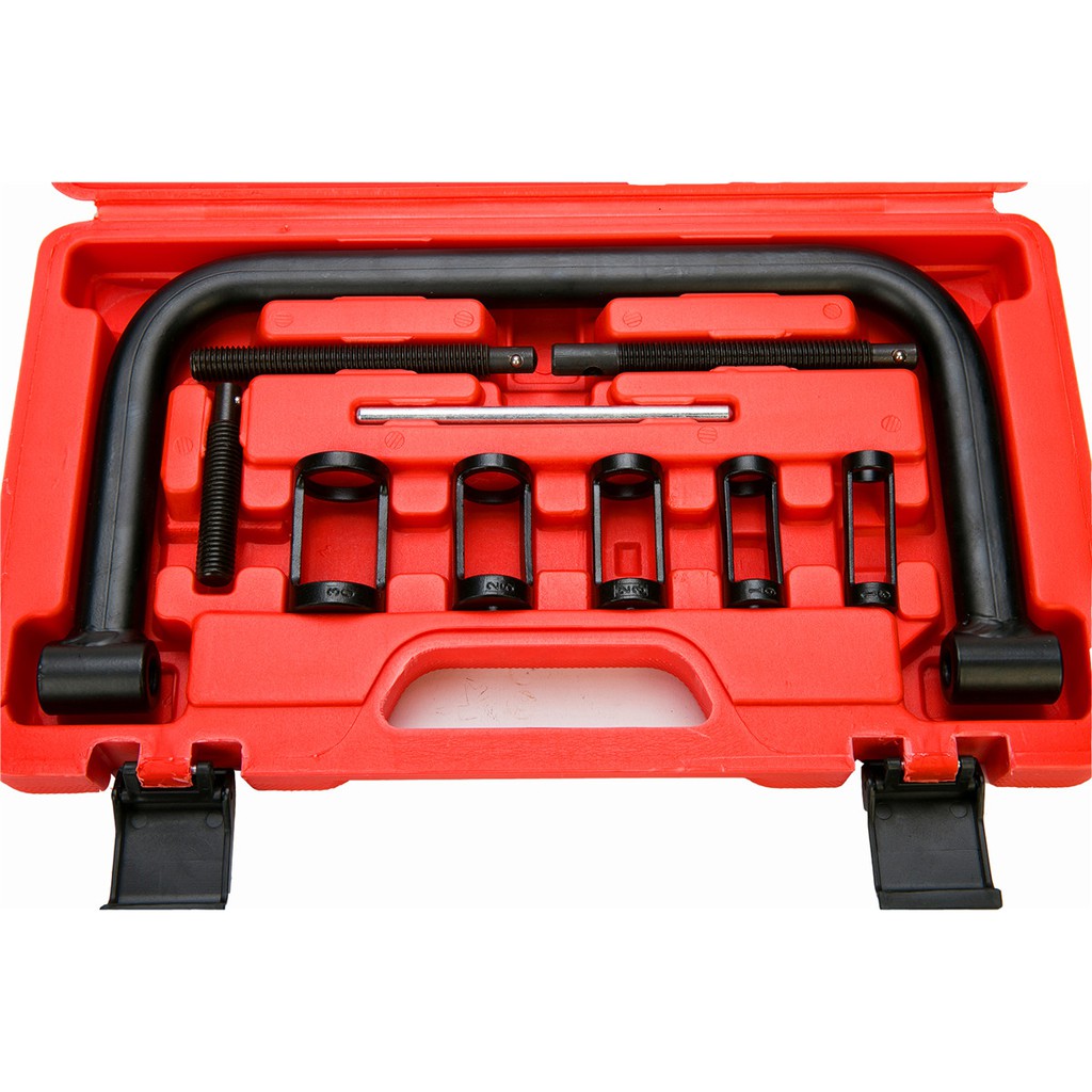 CATUDIY Auto Solid Valve Spring Compressor C Clamp Service Tool Kit 10PCS Engine Overhead Solid Valve Spring Compressor for Motorcycles ATVs Cars and Other Small Engines 