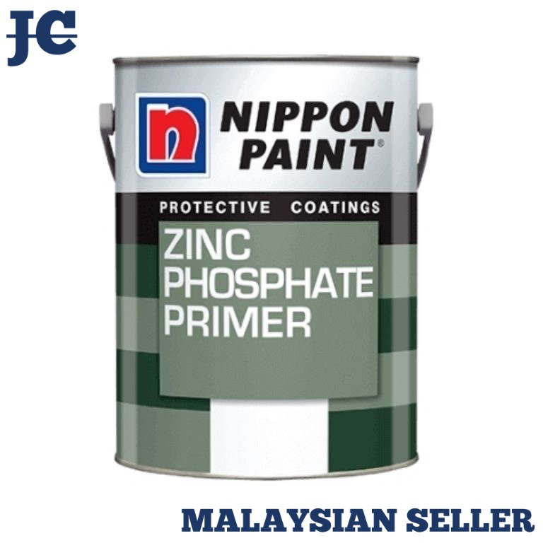 5L Nippon Zinc Phosphate Primer - Grey Green Oxide | Shopee Malaysia