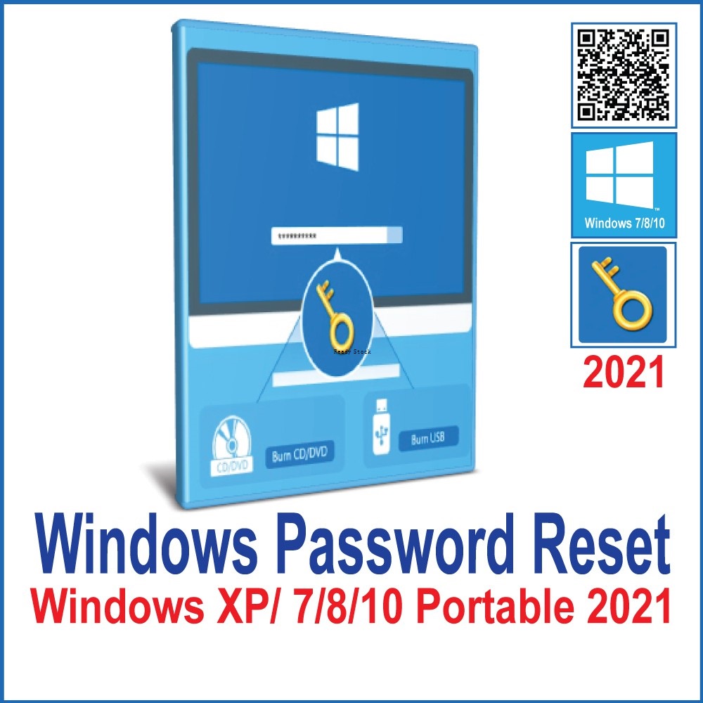 Tipard Windows Password Reset Windows Xp 7 8 10 Portable Shopee Malaysia