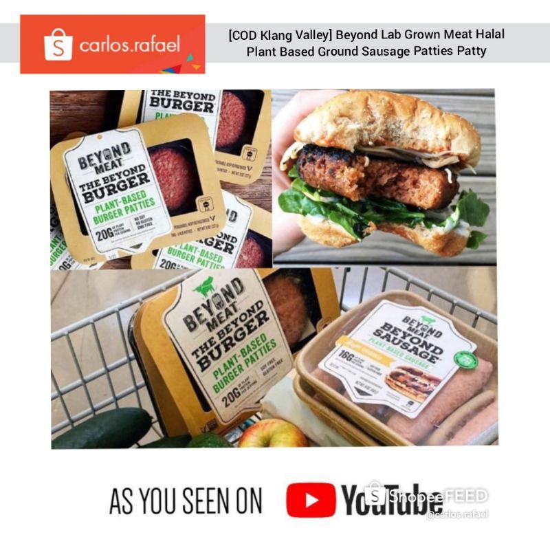 USA Beyond Halal Plant Based Meat Minced Sausage Burger Patties Patty 