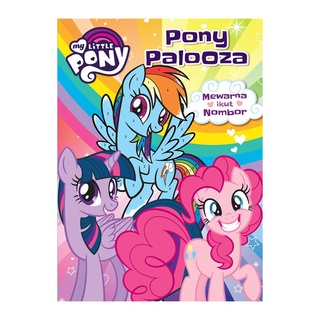 buku mewarna kanak-kanak litle pony