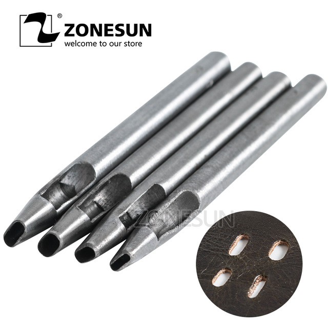 9pcs Hole Punching Tool Leather Spacing Hole Tool Punching Leather Craft