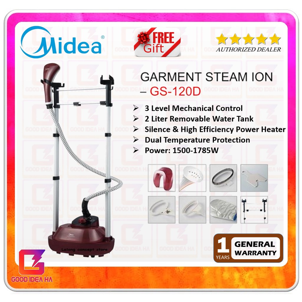 *FREE GIFT* MIDEA GARMENT STEAMER IRON 2L (GS120D) / PHISON (PGS1160