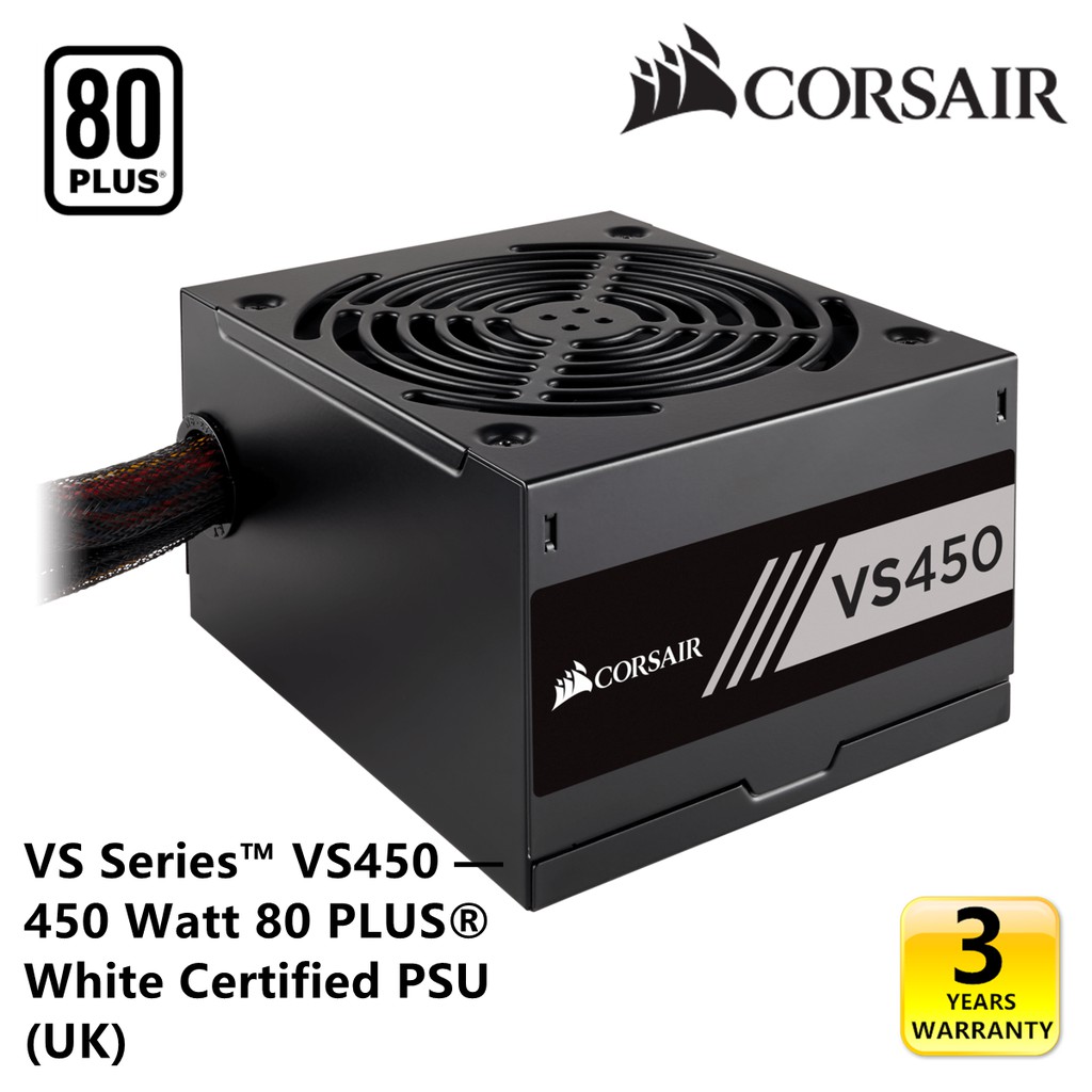 CORSAIR VS450 450W ATX PSU (CP-9020170-UK) | Shopee Malaysia