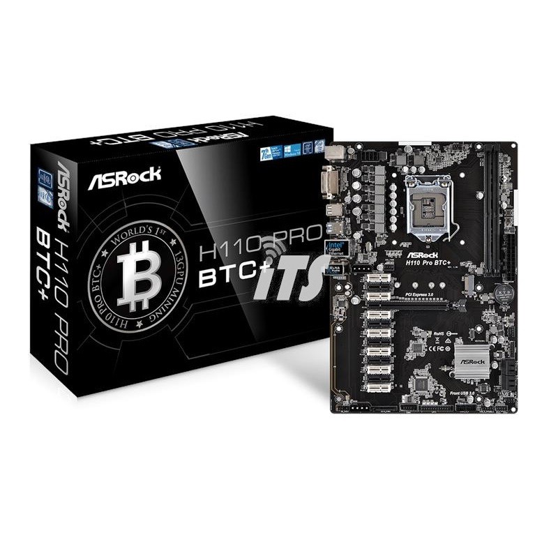 asrock intel h110 pro btc+ crypto