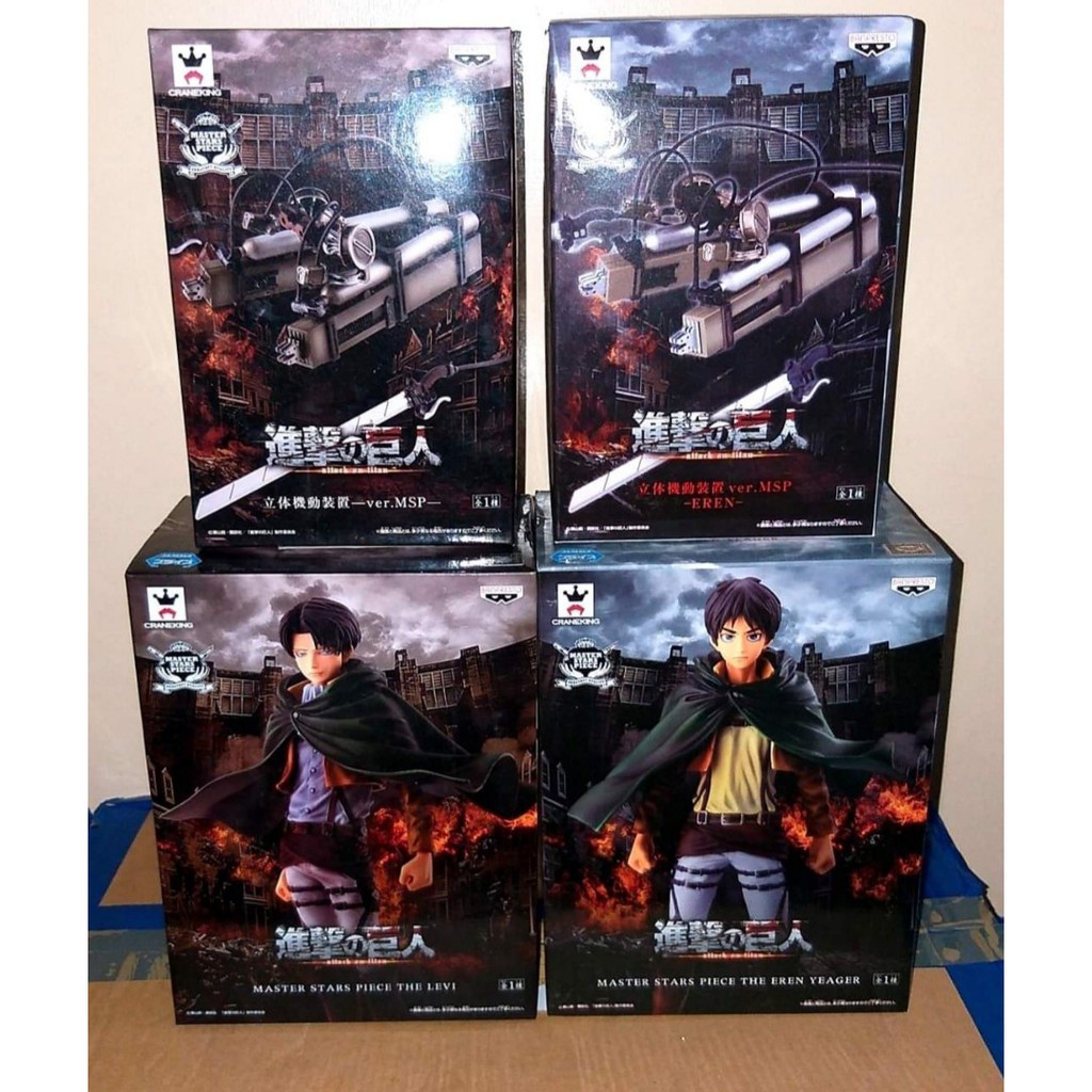 Original Master Star Piece Levi Ackerman Figure Attack On Titan Shopee Malaysia