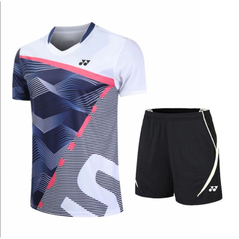 Yonex Badminton Sport Jersey Shirt And Pants Baju Sukan Badminton Set Shopee Malaysia