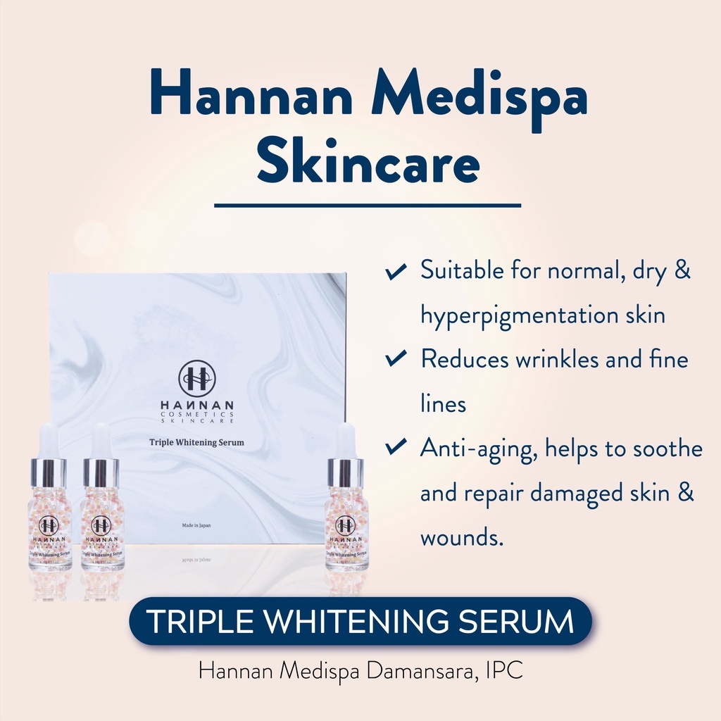 Triple Whitening Serum Hannan Shopee Malaysia