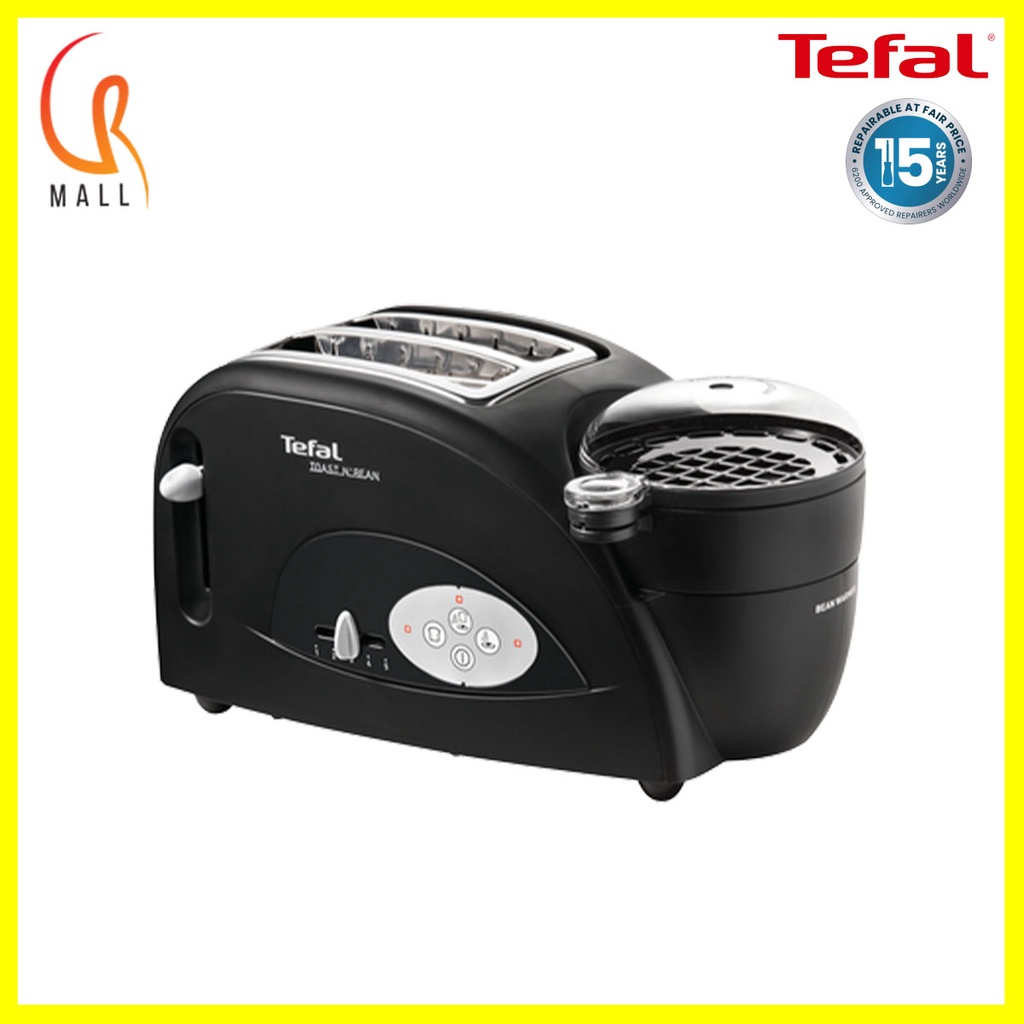 TEFAL TT552842 1200W TOAST N' BEAN TOASTER BLACK Shopee Malaysia