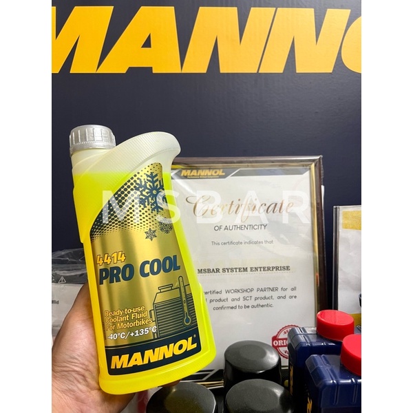 Mannol Coolant Pro Cool Synthetic Based / Motorcycle Radiator Coolant