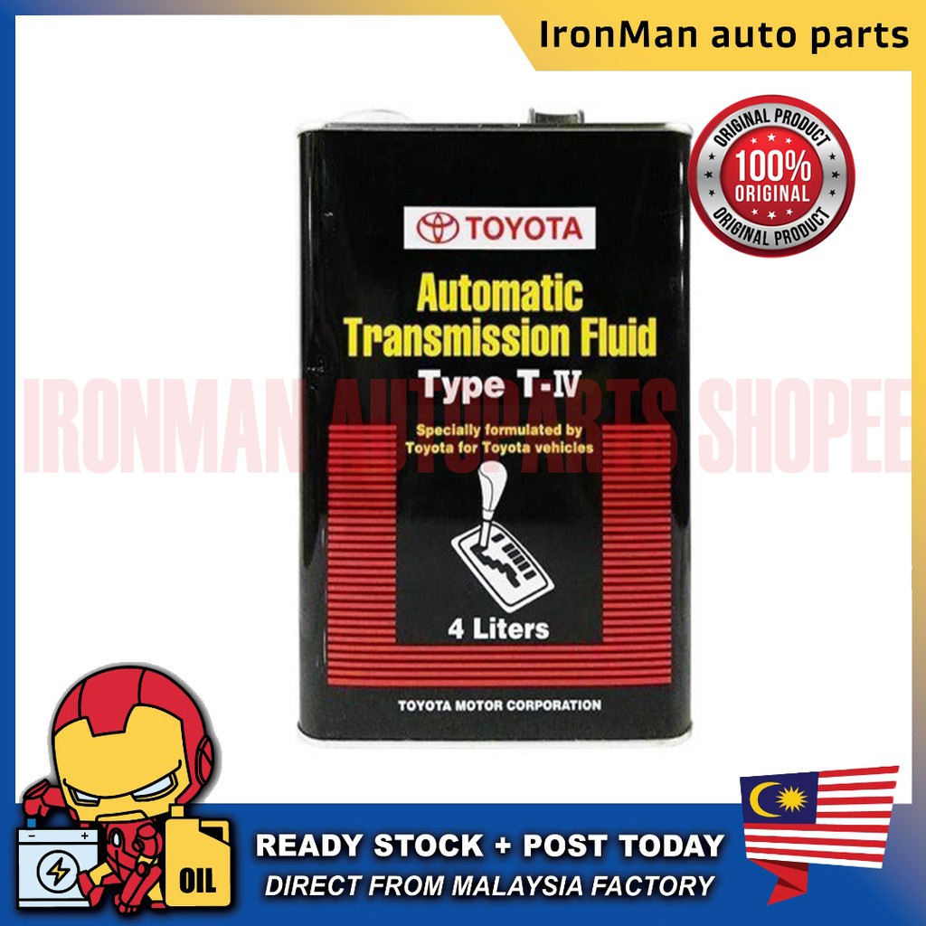 Toyota ATF Type IV T4 4L Automatic transmission Fluid Gear Oil (08886