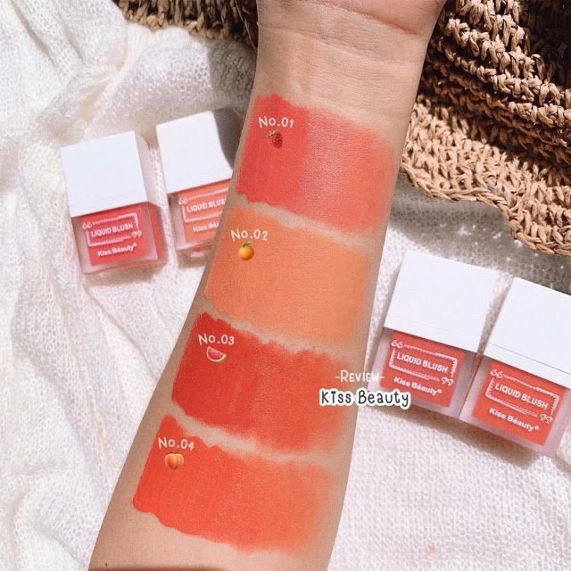 orange liquid blush