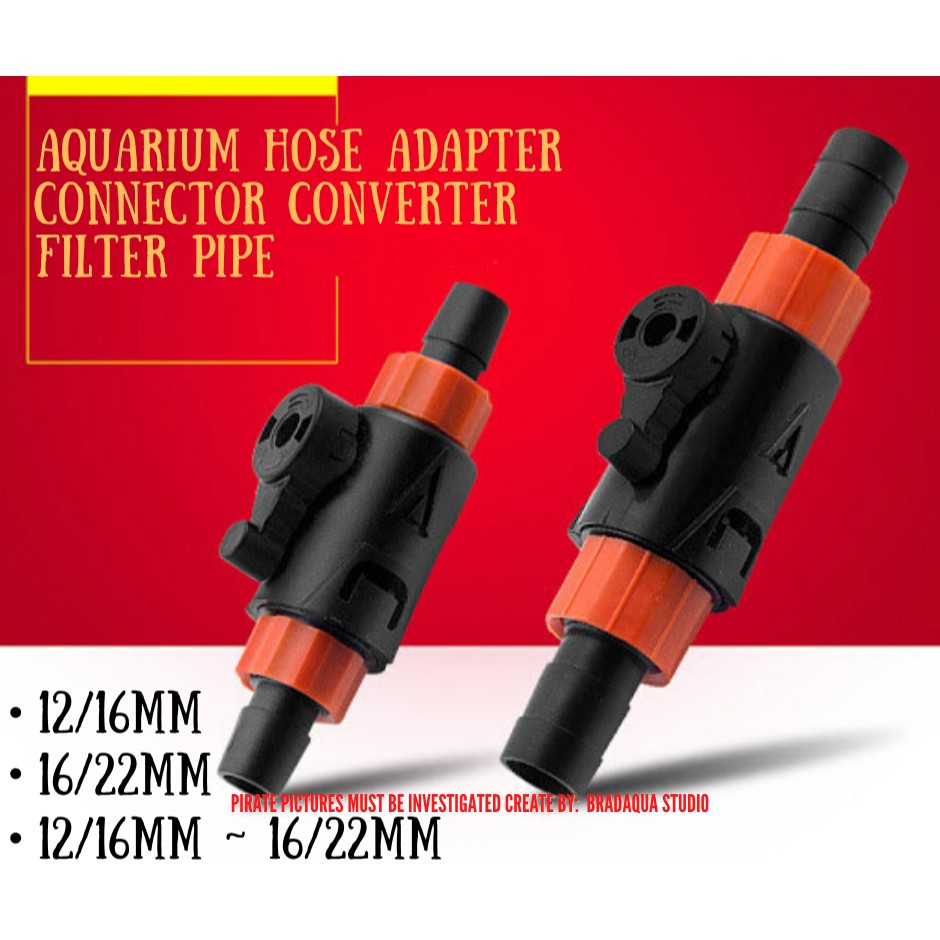 AQUARIUM Hose Water Flow Control Valve Adapter Connector Converter