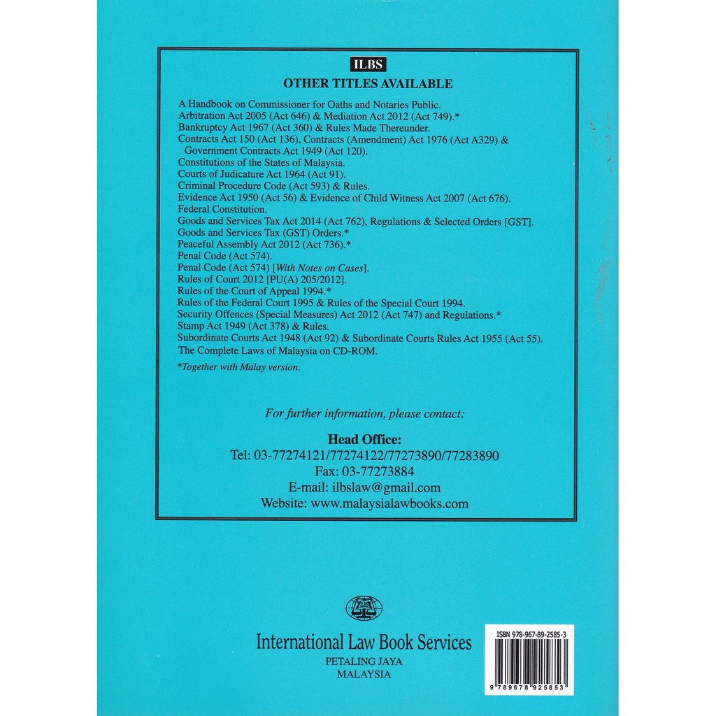 Interpretation Acts 1948 And 1967 Act 388 As At 15th April 2016 Shopee Malaysia