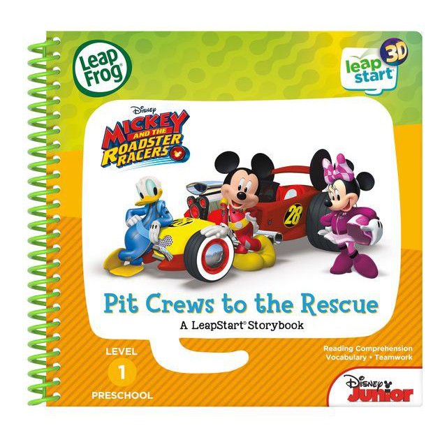 LeapFrog LeapStart Book, Disney Mickey and The Roadster Racers Pit Crew