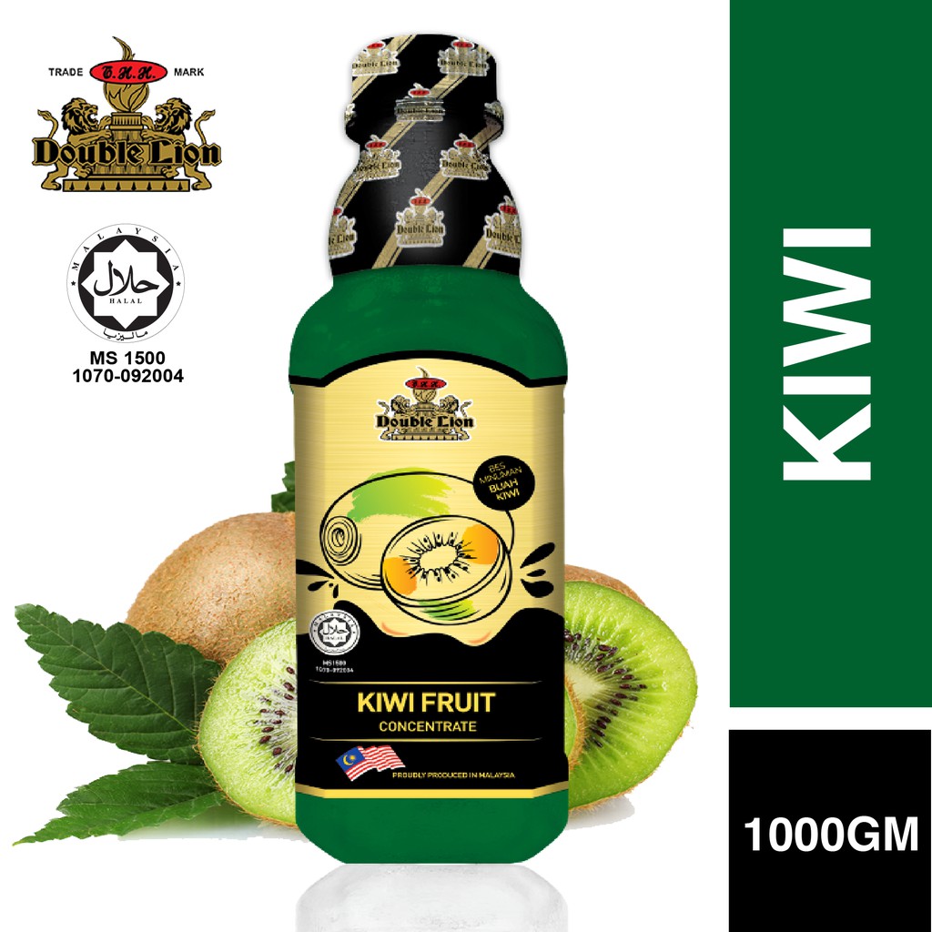 Double Lion Kiwi Fruit Juice Concentrate / Cordial (1000gm) Best