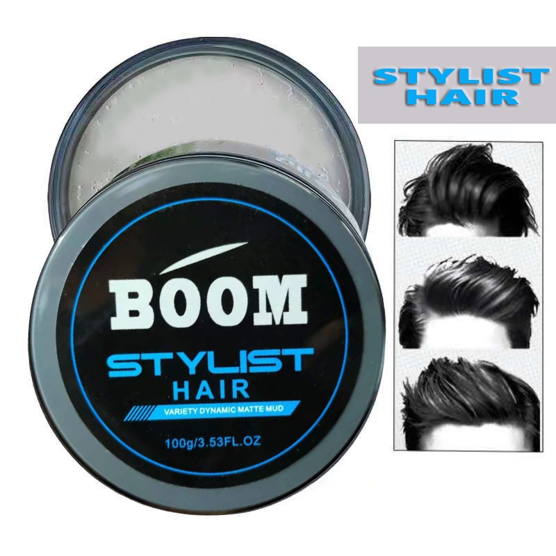Hair Styling Clay, 100g Hair Wax Pomade Hair Clay Mens Hair Products Men  Long Lasting Moisturizing Natural Modeling Wax 