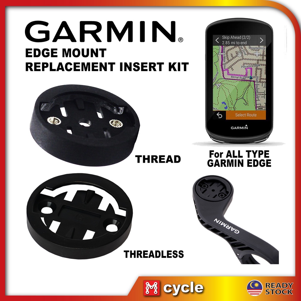 Garmin Edge Mounting Replacement Insert Repair Kit Base Mount Plate for