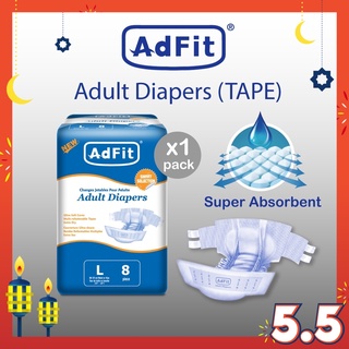 Adfit | Adult diaper | TAPE (M/L/XL/XXL) 1 pack