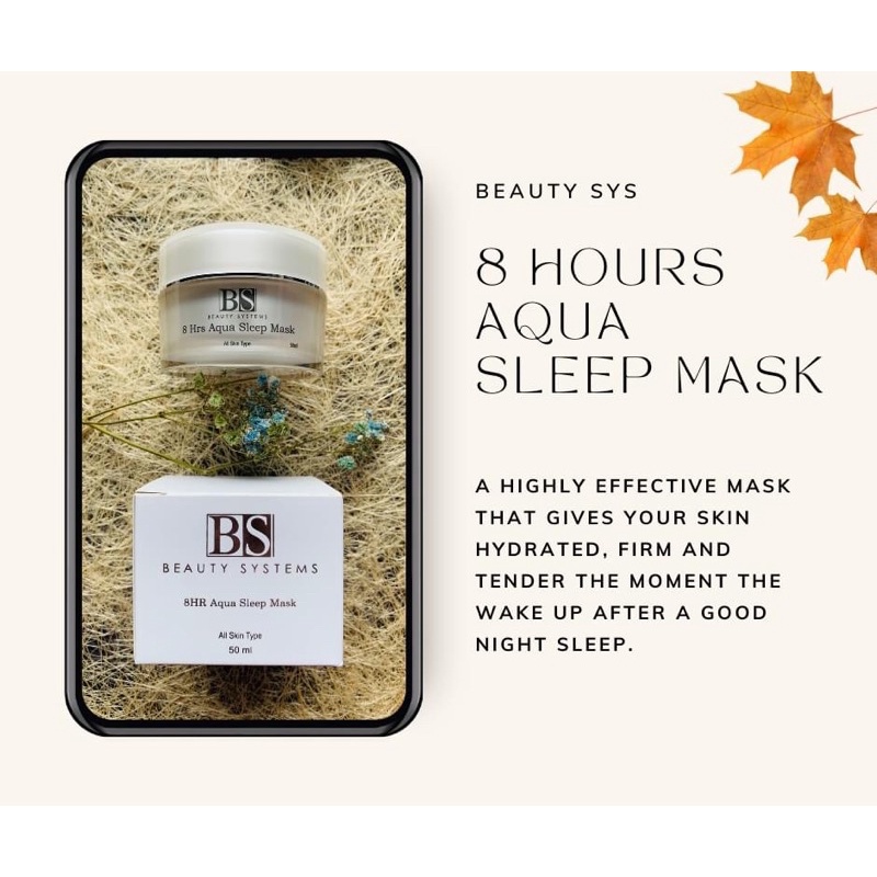 Beauty System 8Hours Aqua Sleep Mask 50ML