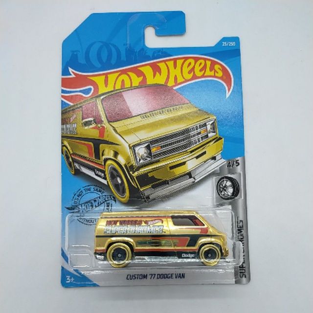 hot wheels custom 77 dodge van
