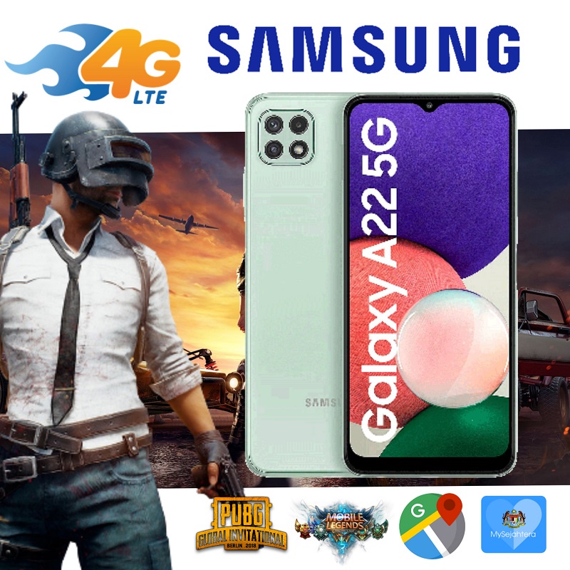 SAMSUNG GALAXY A22/NOTE 10 LITE MOBILE PHONE MURAH 8+512GB 4G PUBG/MYSEJAHTERA/ZOOM/GPS/PUBG/COD