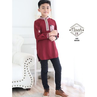 New Arrival Kurta Noah Kids 2 0 Baju Kurta Kanak2 Lelaki Kurta Budak Raya 2020 Shopee Malaysia