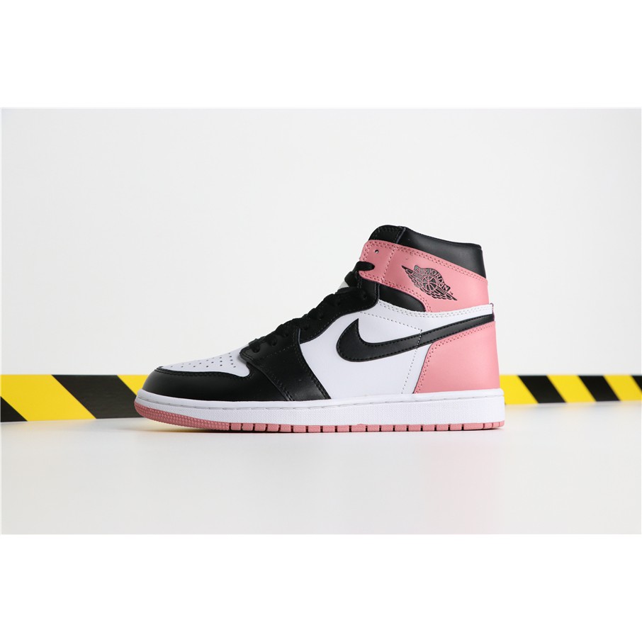 jordan black and pink shoes