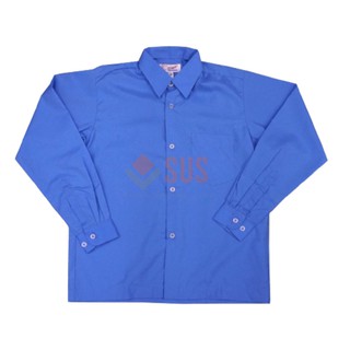 ORIGINAL CANGGIH / KEMEJA PENGAWAS LENGAN PANJANG BIRU ( BAJU KEMEJA ...