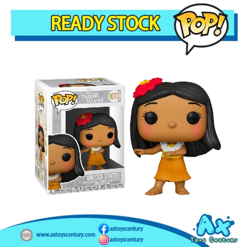 Funko Pop! It's a Small World - United States #1073 100% Genuine