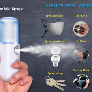 【Ready Stock】30ML Portable USB Sanitizer Spray Machine Nano Spray Gun Antivirus Disinfectant Spray Mist Sprayer Sterilizer Fogging Machine Sanitise消毒噴霧器 消毒液 消毒枪