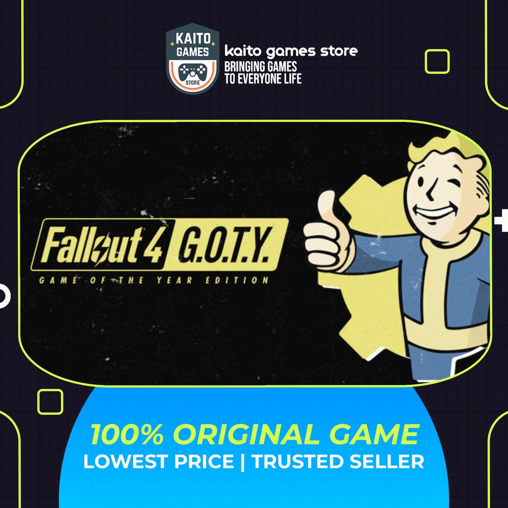 1 Fallout 4 Game Of The Year Edition 100 Pc Original Steam Global Key Shopee Malaysia