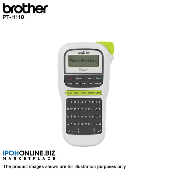 Brother PTouch PTH110 Portable Handheld Label Maker Printer Shopee