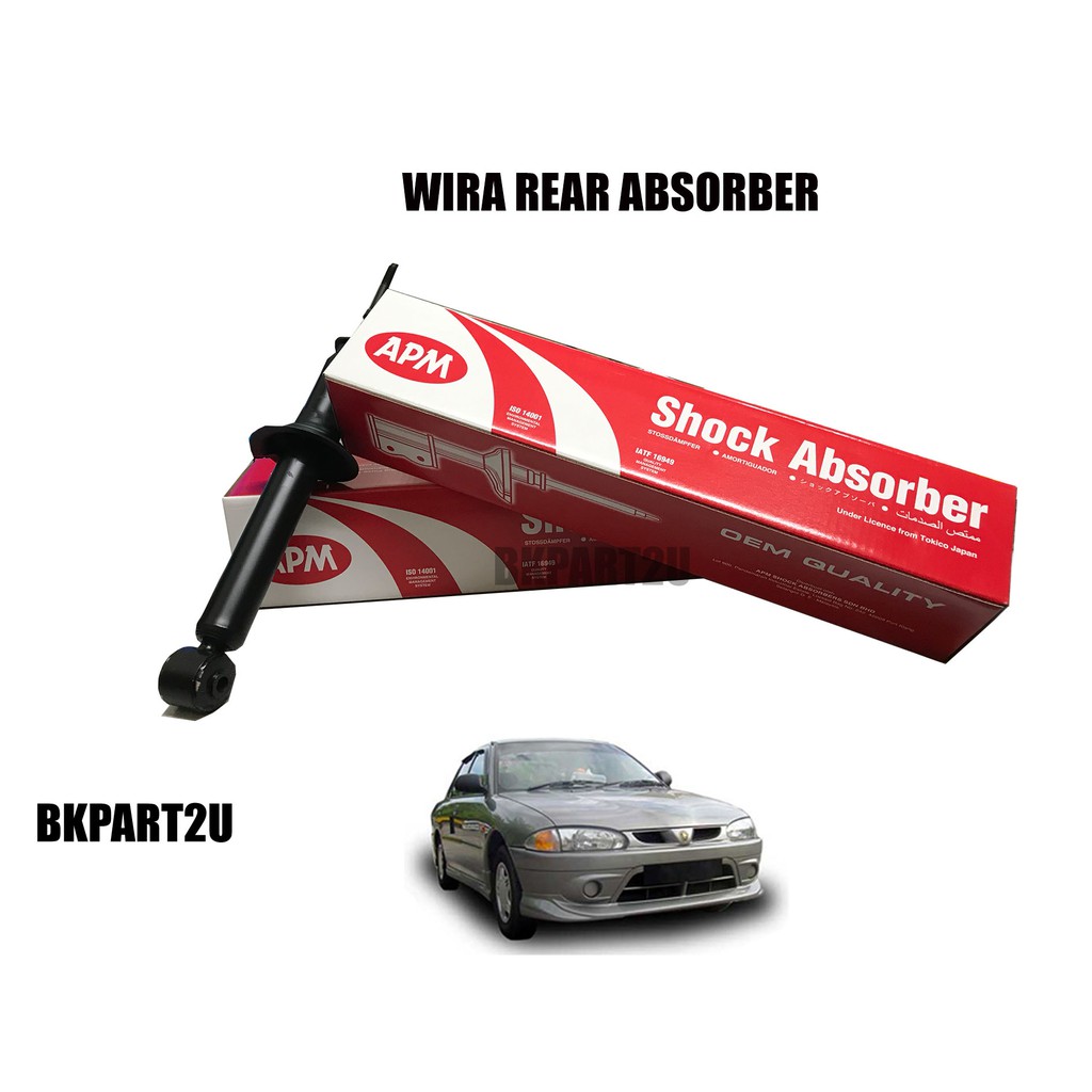 Apm Rear Absorber Belakang Gas For Proton Wira 1 5 1 6 1 8 1 Set 2pcs Apm High Quality Shopee Malaysia