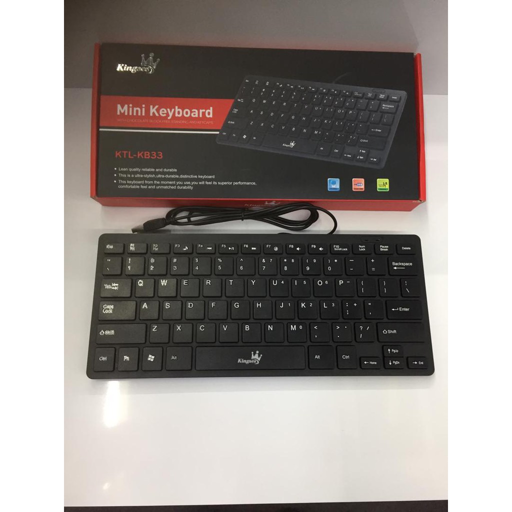 Kingses Mini USB Keyboard (KTL-KB33) | Shopee Malaysia