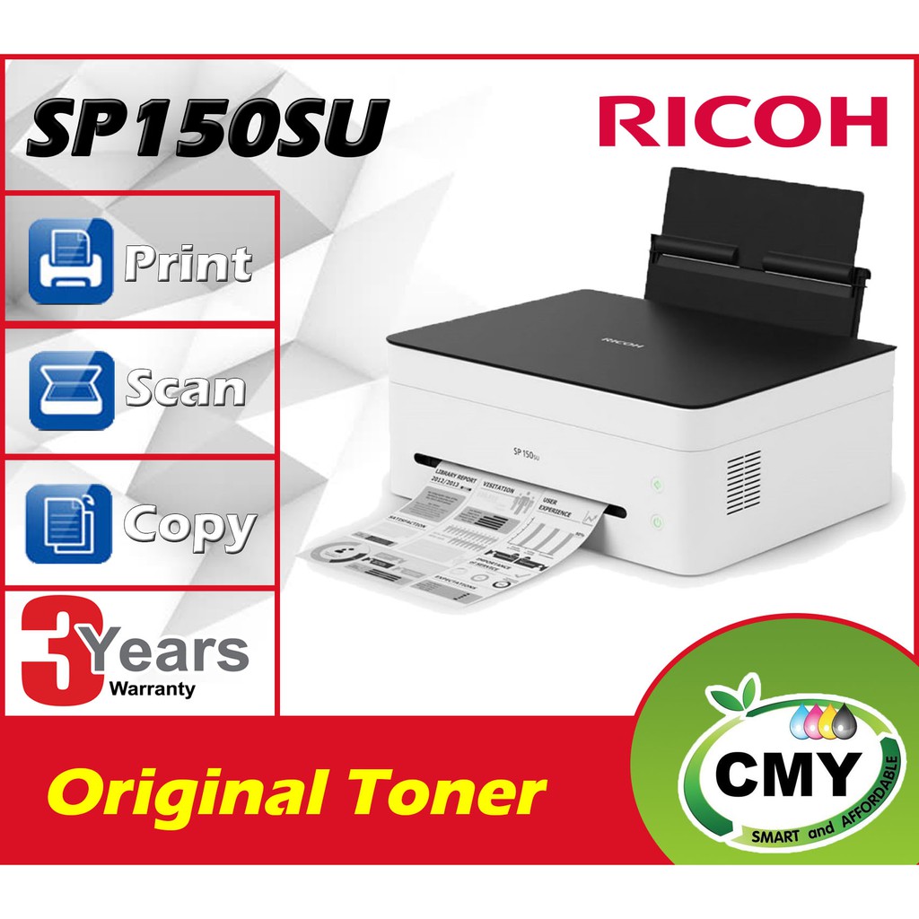 Ricoh SP 150SU Laser Printer (Print/Scan/Copy) | Shopee Malaysia