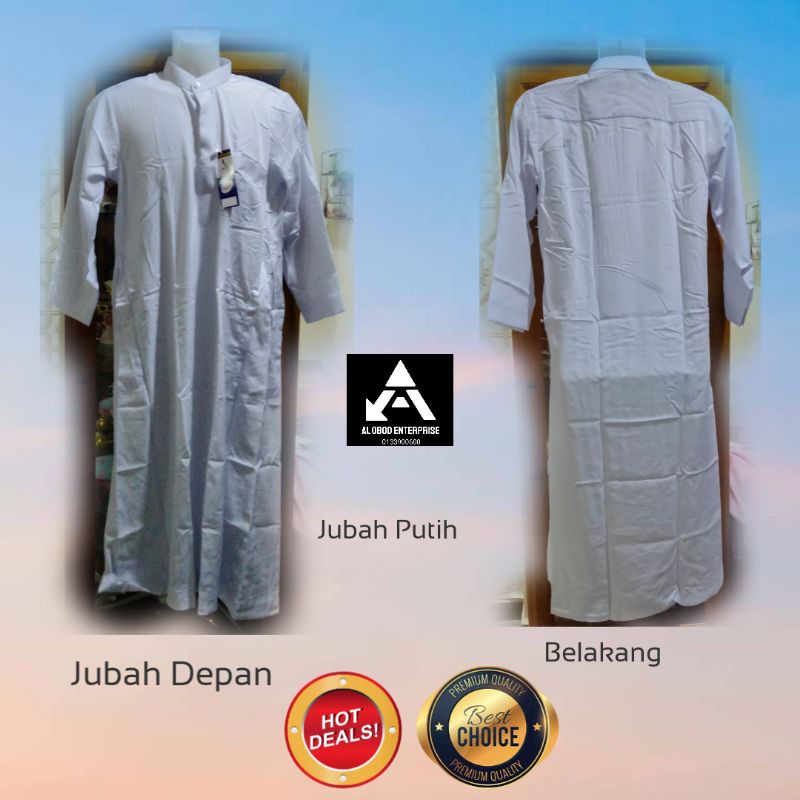 Buy Jubah Lelaki Putih Tahfiz Kanak Kanak Dan Dewasa Al Hera Seetracker Malaysia