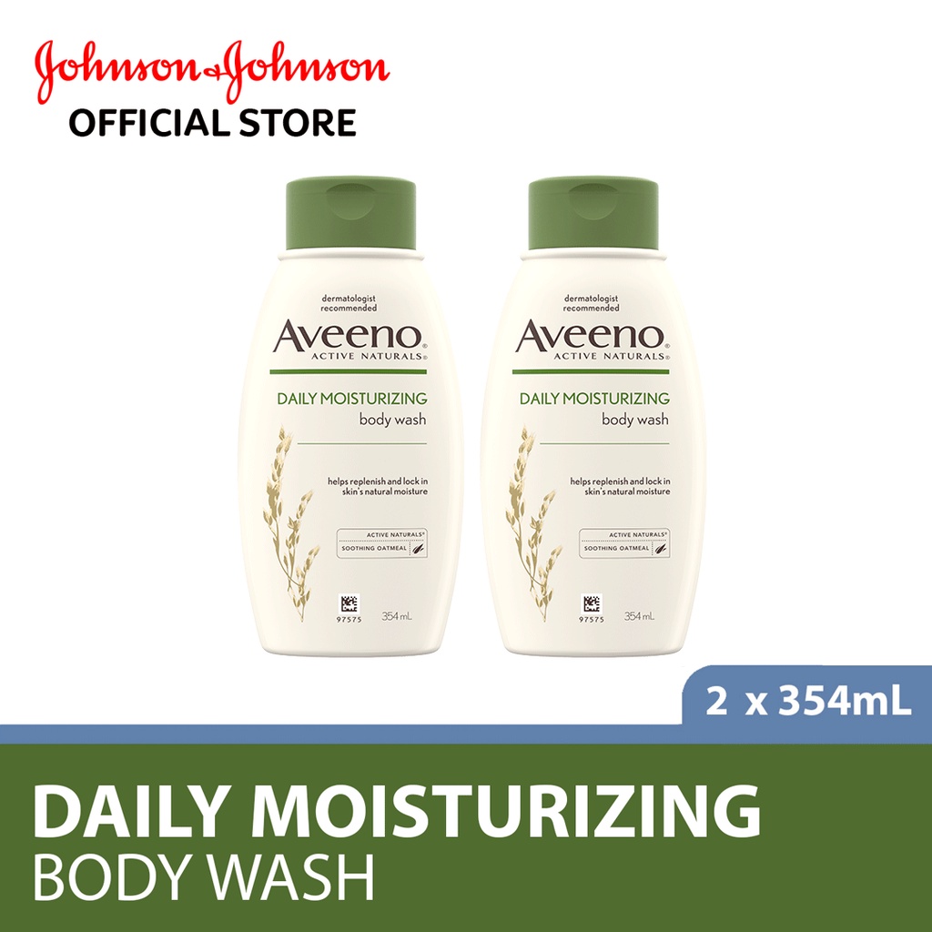 Aveeno Daily Moisturizing Body Wash (354ml x 2) Shopee Malaysia
