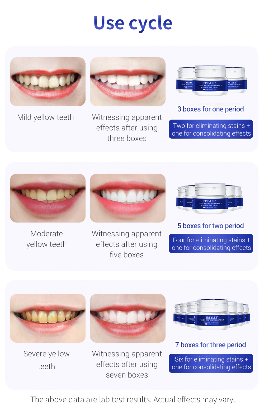 BREYLEE Pearl Teeth Whitening Tooth Powder pemutih gigi AntiBacterial