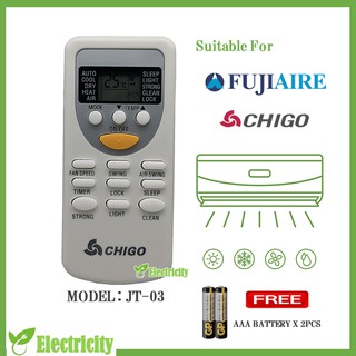 fujiaire ac remote