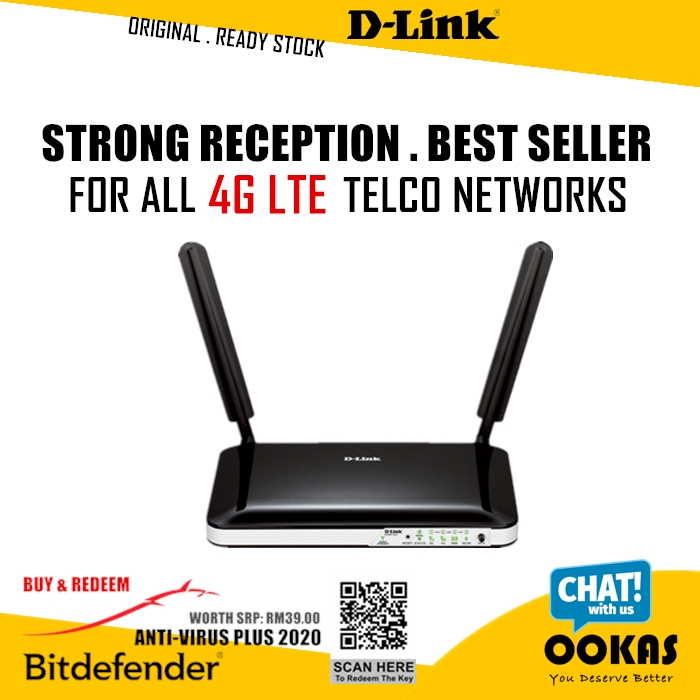 D Link 4g Lte Wireless Hotspot Wifi Direct Sim Modem Router Dwr 921 For Unifi Air Digi Umobile Celcom Maxis Shopee Malaysia