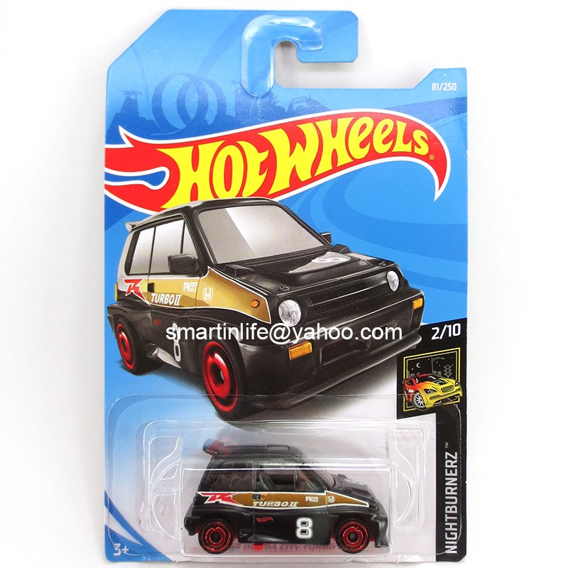 hot wheels honda city turbo black