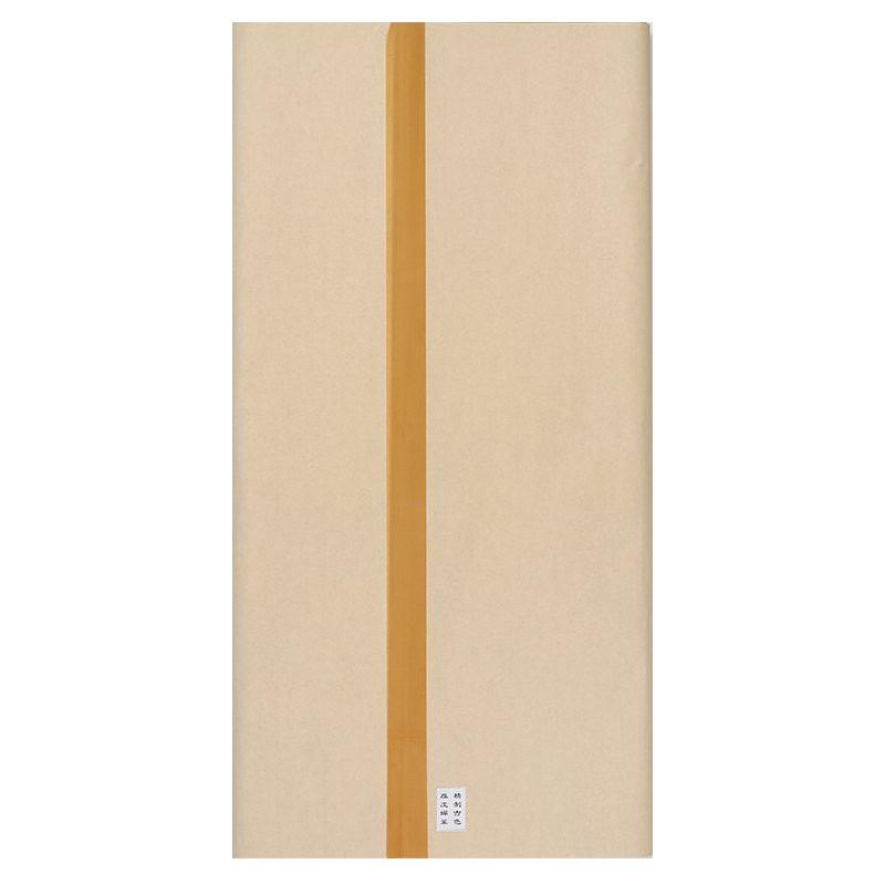 Calligraphy Chinese Learning 曹友泉纯雁皮纸古黄仿古做旧纸临摹拓片超薄扎花 蝉翼半生半熟宣纸四尺对开斗方四尺四开毛笔字小楷书法创作纸