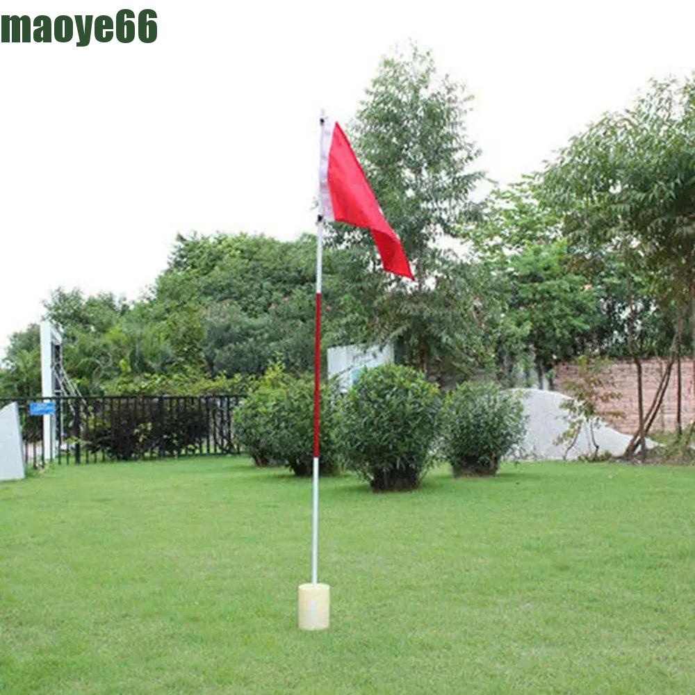 MAOYE Golf Training Aids Putting Green Flagstick Golf Equipment Golf Cup Holder Golf Hole Pole Cup Golf Accessories For Golfer Golf Practice Pin Flag Stick Backyard Golf Training Golf Flagstick/Multicolor