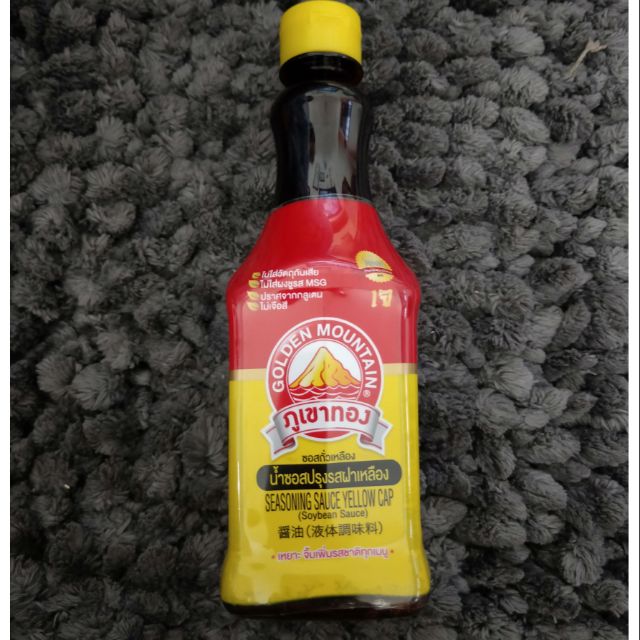 Ready stock Golden Mountain Soy Sauce Yellow Cap Sos Kicap Thai 210ml