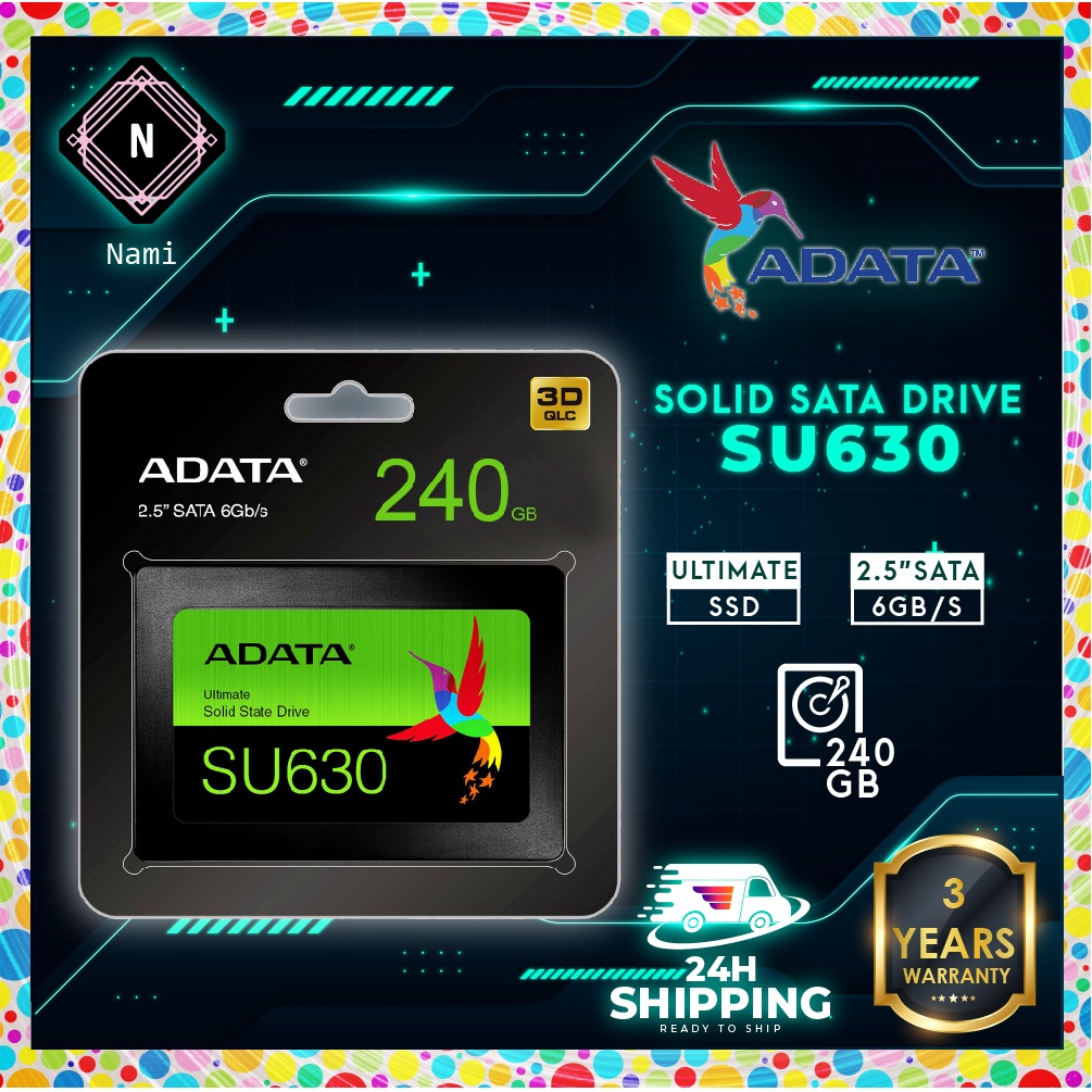 ADATA SU630 2.5" SATA 240GB Solid State Drive SSD