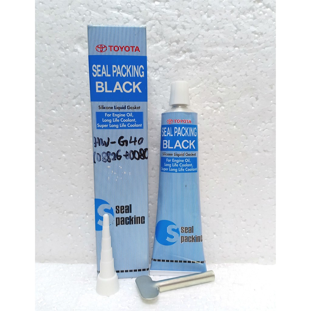 TOYOTA Silicon Liquid Gasket Gum Seal Packing (BLACK) 100 Original